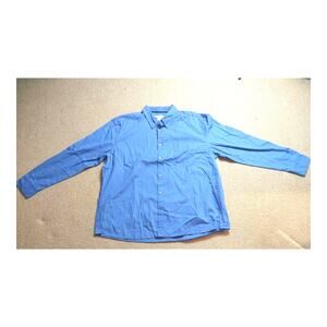 Madison Mens Blue Button Down XXL